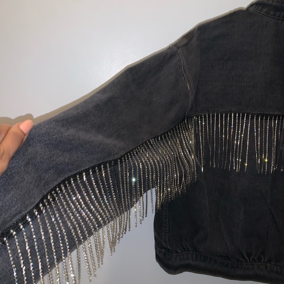 Fringe Denim Jacket - Picture 7 of 8
